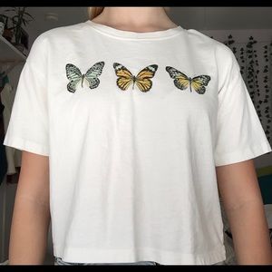 Butterfly tee
